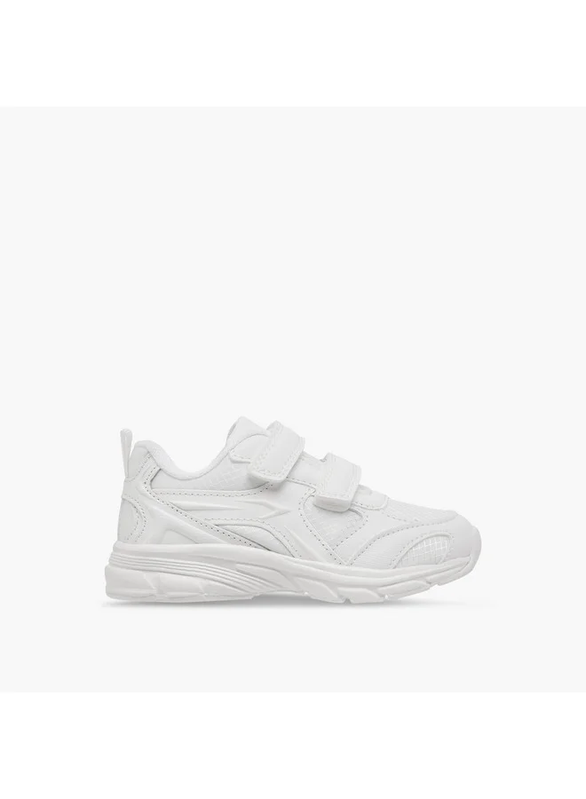 Dash Unisex Panelled School Shoes with Hook and Loop Closure