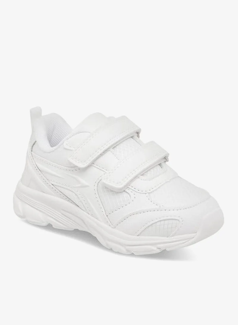 Dash Unisex Panelled School Shoes with Hook and Loop Closure