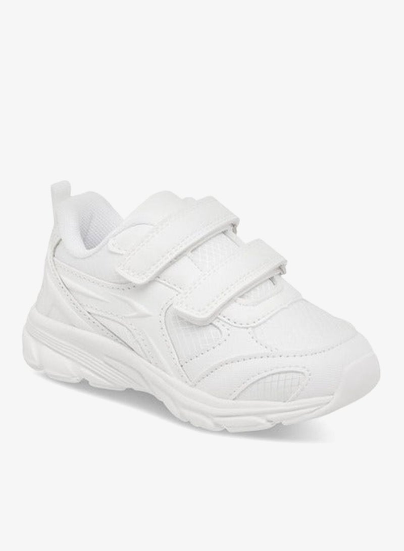 Dash Unisex Panelled School Shoes with Hook and Loop Closure - Image 2