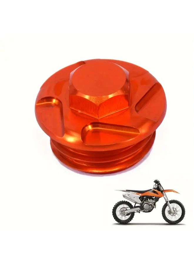 غطاء تعبئة زيت الدراجة النارية البرتقالي لـ KTM SX 50 65 85 125 250 300 350 450 - Image 3