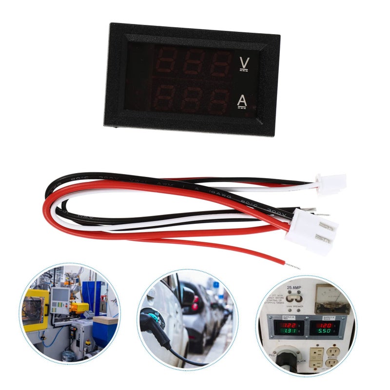 مقياس رقمي متعدد 10 قطع، جهاز اختبار الجهد، مراقب بطارية السيارة بدون تلامس، شاشة عرض LED - Image 4