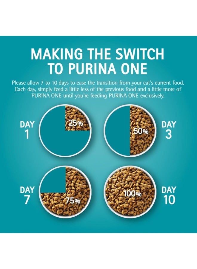 Purina ONE Cat Food With Hairball Control Chicken Flavour 380G - Image 4
