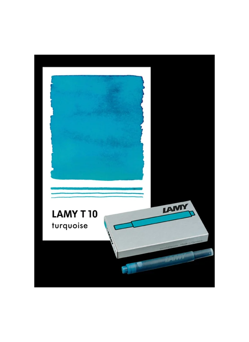 لامي LAMY Fountain Pen Ink Cartridge Turquoise Pack of 5