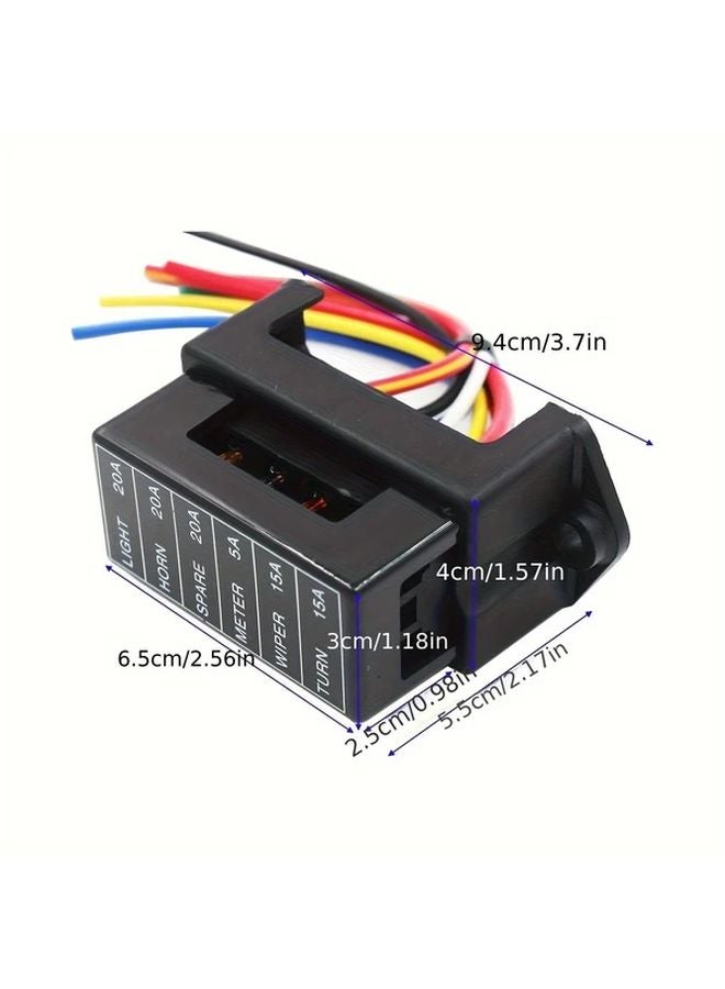 صندوق حامل الصمامات 8 طرق مسبق التوصيل مع الحزام، مصنوع من بلاستيك ABS متين للسيارات والقوارب والمراكب البحرية - Image 3