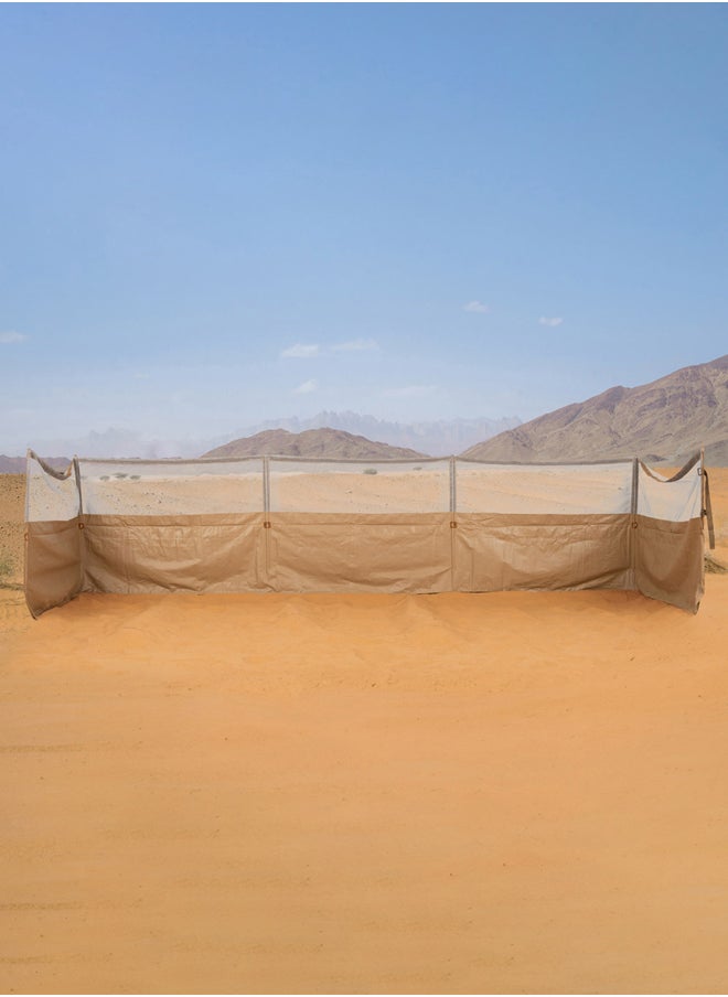 AL SANIDI Camping windbreak for trips, camping air curtain, Sandy, Size 8*1.20 Metre  - Image 2