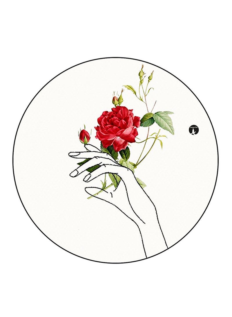 RKN Flower Printed Mouse Pad  Multicolour
