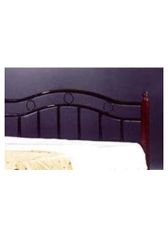 SULSHA Wooden Steel King Size Bed Cherry Brown Legs 180 x 190 cm  - Image 4
