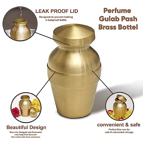 Crafty Essentials Brass Pooja Items Pooja Thali Set of 9 Pieces Traditional Pital Pooja Articles for Rituals and Ceremonies 9 inch thali with Gift Box - Image 2