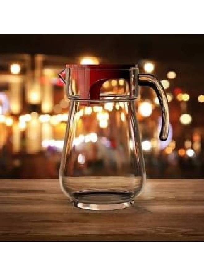 إبريق زجاجي بغطاء (1.5 لتر)  - Image 1