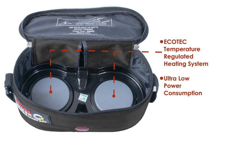 Ecoline Q4, Electric Lunch Box,Capacity 1400ml (Black) - Image 5