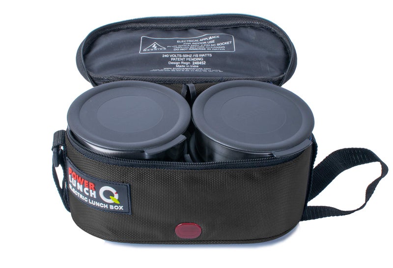 Ecoline Q4, Electric Lunch Box,Capacity 1400ml (Black) - Image 3