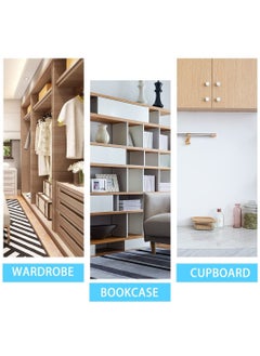 Y&D SYOSI 50 Pcs Shelf Support Pegs, Zinc Alloy Pins 5mm Peg for Bookcase Cabinet Closet Wardrobe Glass Shelves (Silver)  - Image 2