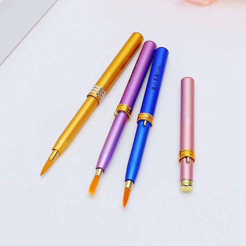 3Pcs Lip Liner Brush and Beauty Brush Set Multi-Function Cosmetic Makeup Tools for Women Professional Lipstick Application Random Color Random Color - Image 4
