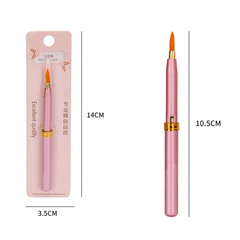 3Pcs Lip Liner Brush and Beauty Brush Set Multi-Function Cosmetic Makeup Tools for Women Professional Lipstick Application Random Color Random Color - Image 2