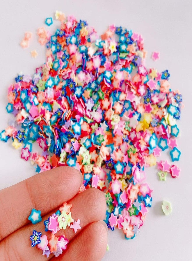 EHOPE 3000 PCS Polymer Slices Clay Slices DIY Nail Art Slices Supplies Making Kit Decoration Arts Crafts(Pentagram Slices) - Image 3