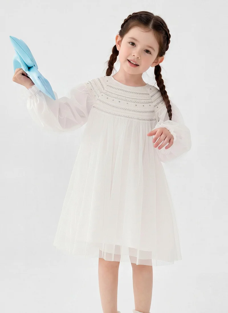 Balabala Toddler Girls Woven one-piece dress