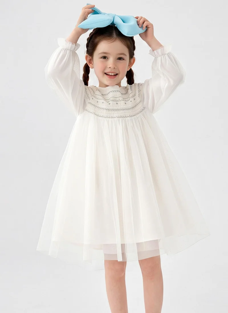 Balabala Toddler Girls Woven one-piece dress