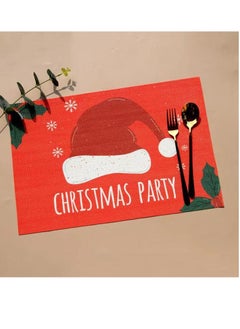 Set Of 5 Christmas Theme Designed Table Mat With Non Slip Material For Dining Table Coffee Table etc (Size 45×30CM) - pzsku/Z5D6D68F71325500624E6Z/45/_/1655382707/016500fd-0ebd-4639-85b9-6702d21acd62