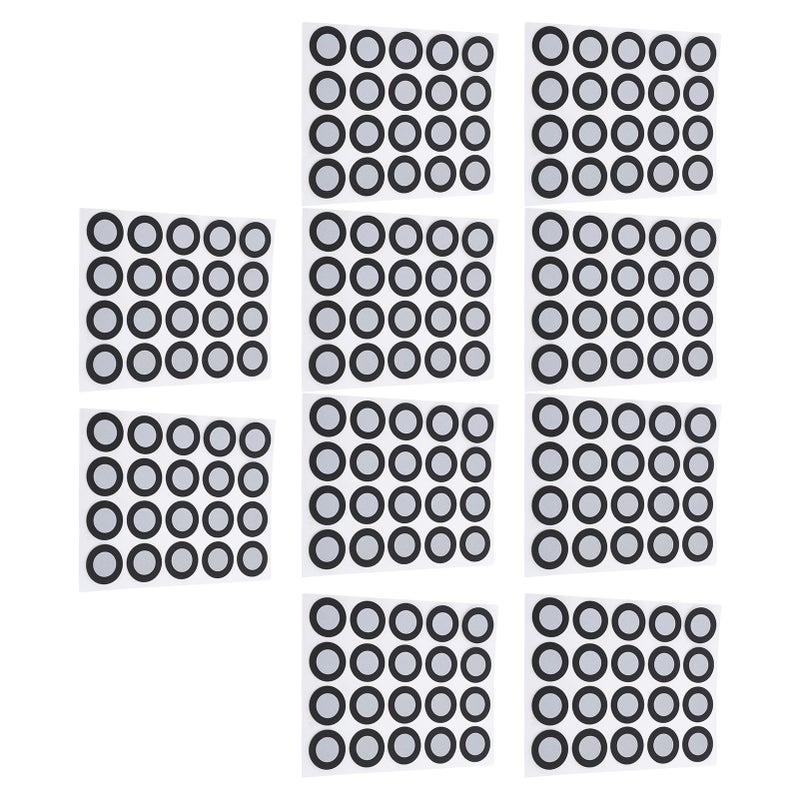 200 Pcs 3D Scanning Marker 12mm ID 19mm OD Precise Tracking Reference Point and Diffuse Reflection Marking Dot - Image 1