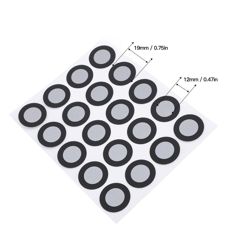 200 Pcs 3D Scanning Marker 12mm ID 19mm OD Precise Tracking Reference Point and Diffuse Reflection Marking Dot - Image 4