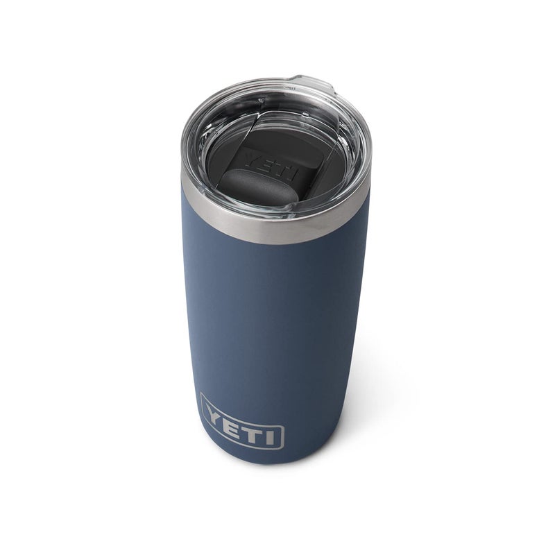 YETI كوب ييتي رامبلر 10 أونصة، فولاذ مقاوم للصدأ، معزول بالفراغ بغطاء مغناطيسي، أزرق - Image 1