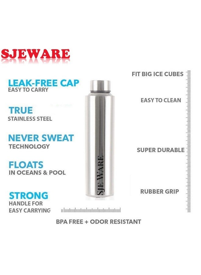 SJE WARE Sjeware Stainless Steel Water Bottle, Size: 1 Litre - Image 2