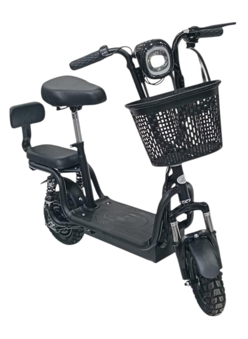 صندوق العاب سكوتر كهربائي مع مقعد وسلة، 48 فولت، 250-500 واط، سرعة قصوى 40-70 كم/ساعة، مدى 18-25 كم - Image 1