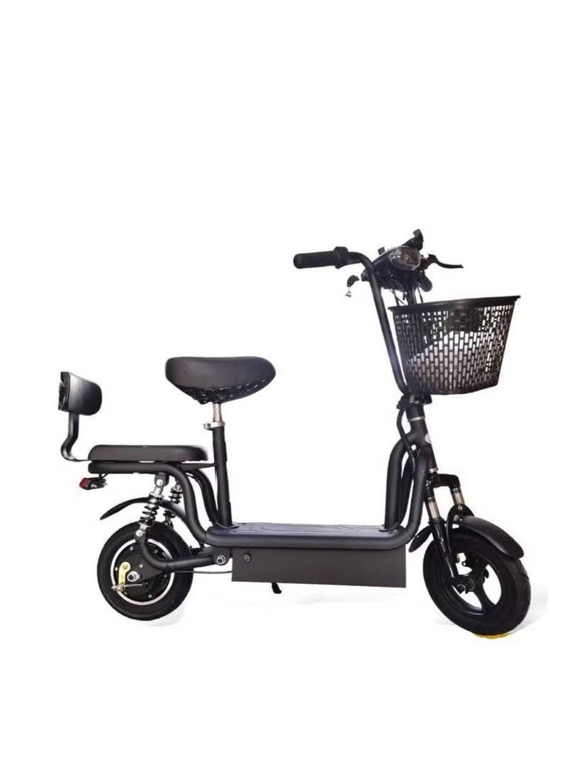 صندوق العاب سكوتر كهربائي مع مقعد وسلة، 48 فولت، 250-500 واط، سرعة قصوى 40-70 كم/ساعة، مدى 18-25 كم - Image 2