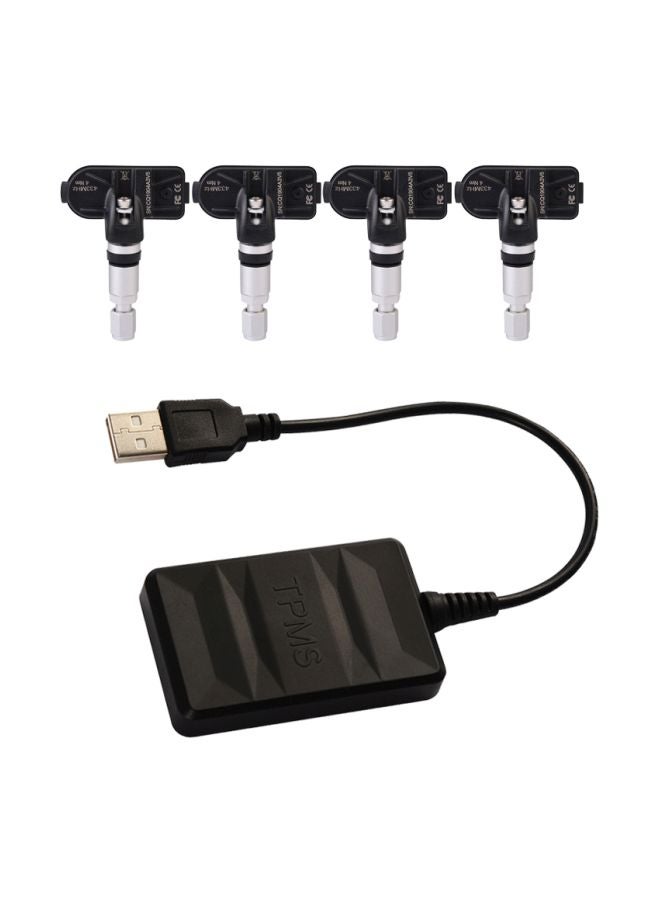 Loquat 5-Piece Tire Pressure Monitoring Alarm System - Image 1