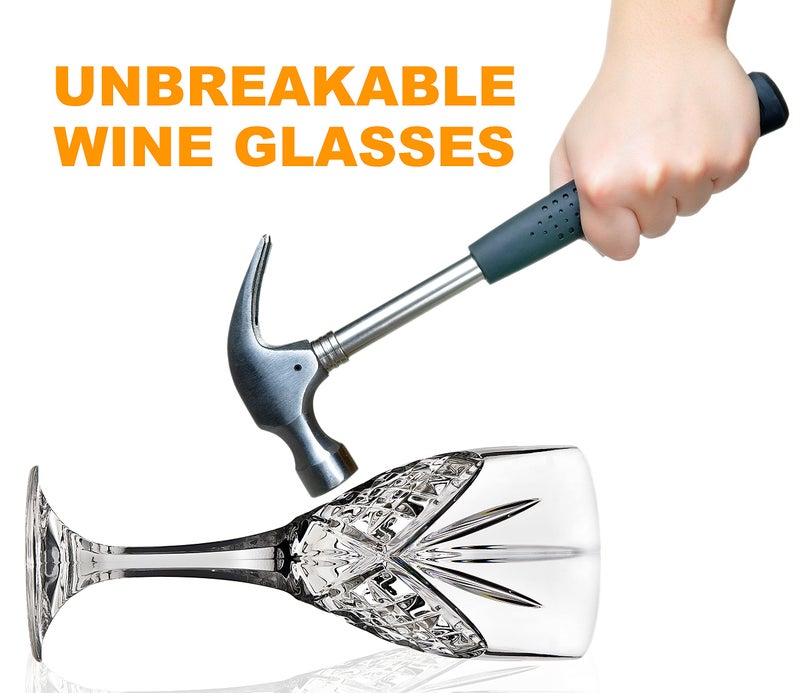 Godinger Wine Glasses Goblets, Shatterproof and Reusable Acrylic - Dublin Collection, Set of 4 - Image 3