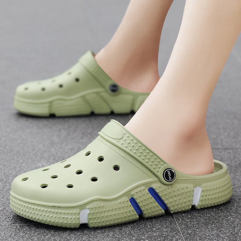 Hole Shoes Men'S Thick-Soled Non-Slip Beach Sandals Outdoor Breathable Casual Wear Slippers Men'S - Image 5