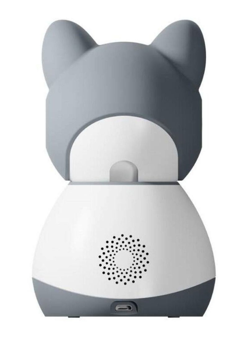 Tesla - Smart 360 Degree Baby Camera with Motion & Sound Detection & HD Resolution & Tesla Home App - Grey - Image 1