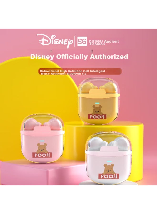 Gusgu Disney Co-branded True Wireless Bluetooth Earphones, Semi-in Ear Music Sports Running Noise-cancelling Headphones, Compatible With Apple Huawei Xiaomi Phones, Pink Ce-823v - Image 2