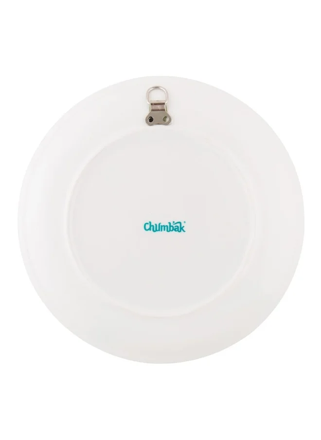 Chumbak Good Things Wall Plate, 26cm - Diameter