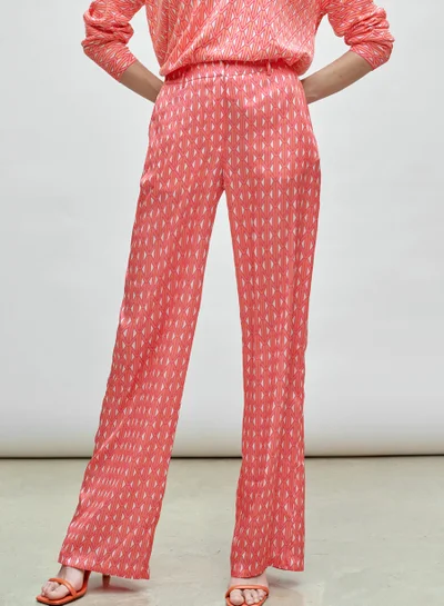 Lola Casademunt Palazzo Trousers With M Print