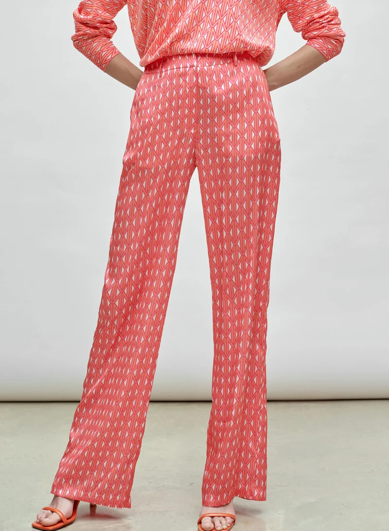 Lola Casademunt Palazzo Trousers With M Print