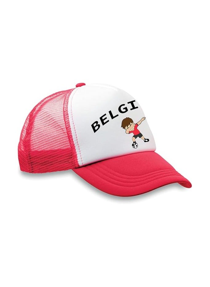 Belgium Sports Cap With Adjustment Plastic Snap Closure For Men And Women - Image 2