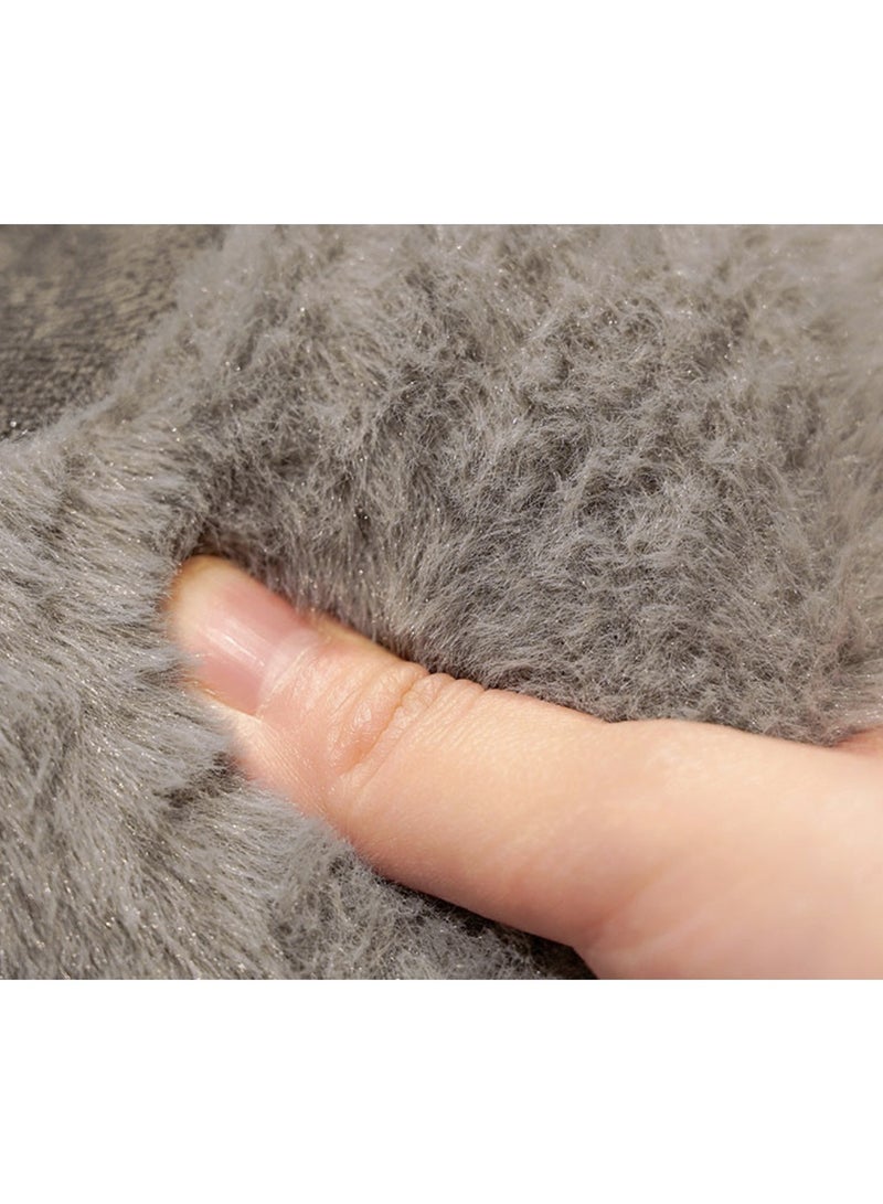 يلا بيك وسادة مقعد كرسي متكئ متكامل، وسادة مسند ظهر من القطن المخملي من البولي بروبيلين، وسادة دعم للظهر لكرسي المكتب والأريكة ومقعد السيارة، وسادة كبيرة سميكة للجسم - Image 5