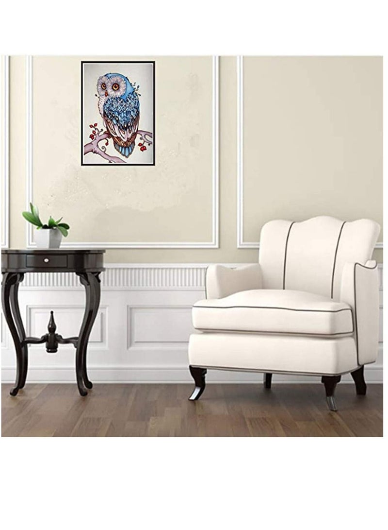 Captaintech 5D DIY Owl Diamond Painting Animals Full Drill Round Rhinestones DIY Diamond Art of 5D Diamond Embroidery Owl Diamond Painting Diamond Art Kits for Adults and Kids - Image 2