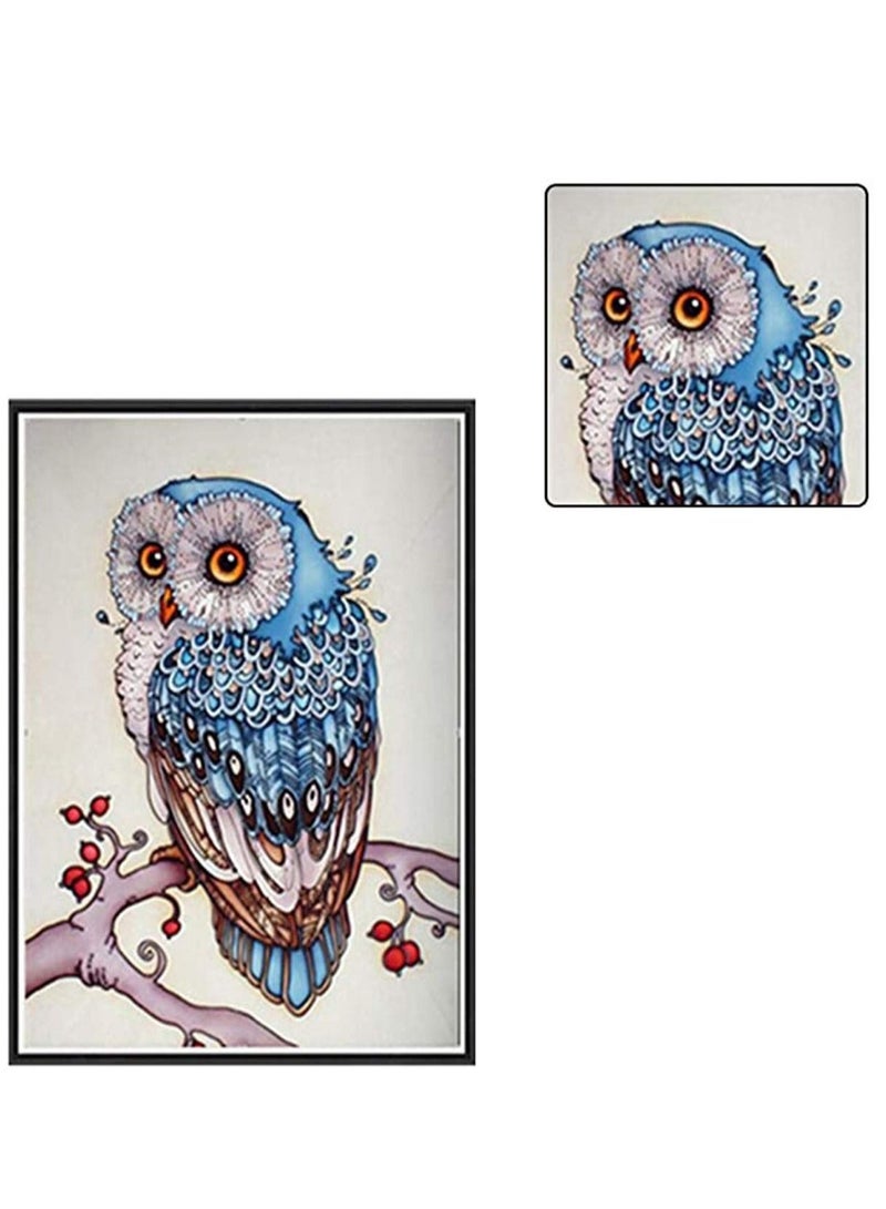 Captaintech 5D DIY Owl Diamond Painting Animals Full Drill Round Rhinestones DIY Diamond Art of 5D Diamond Embroidery Owl Diamond Painting Diamond Art Kits for Adults and Kids - Image 5