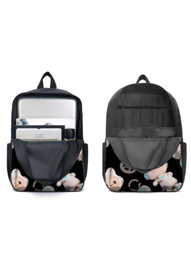 [Super new special offer] Cartoon theme bag three-piece set | double-shoulder + hand-held + storage pen bag | gift self-use good-looking - 1282  - Image 4