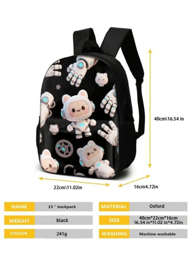 [Super new special offer] Cartoon theme bag three-piece set | double-shoulder + hand-held + storage pen bag | gift self-use good-looking - 1282  - Image 5