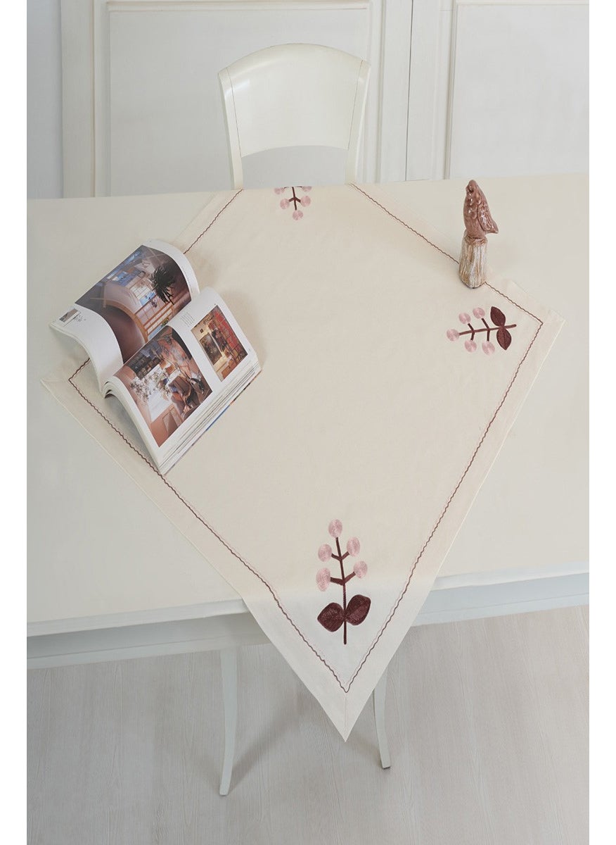 Ödel Home Odel Home Buldan Linen Embroidered Tablecloth 
