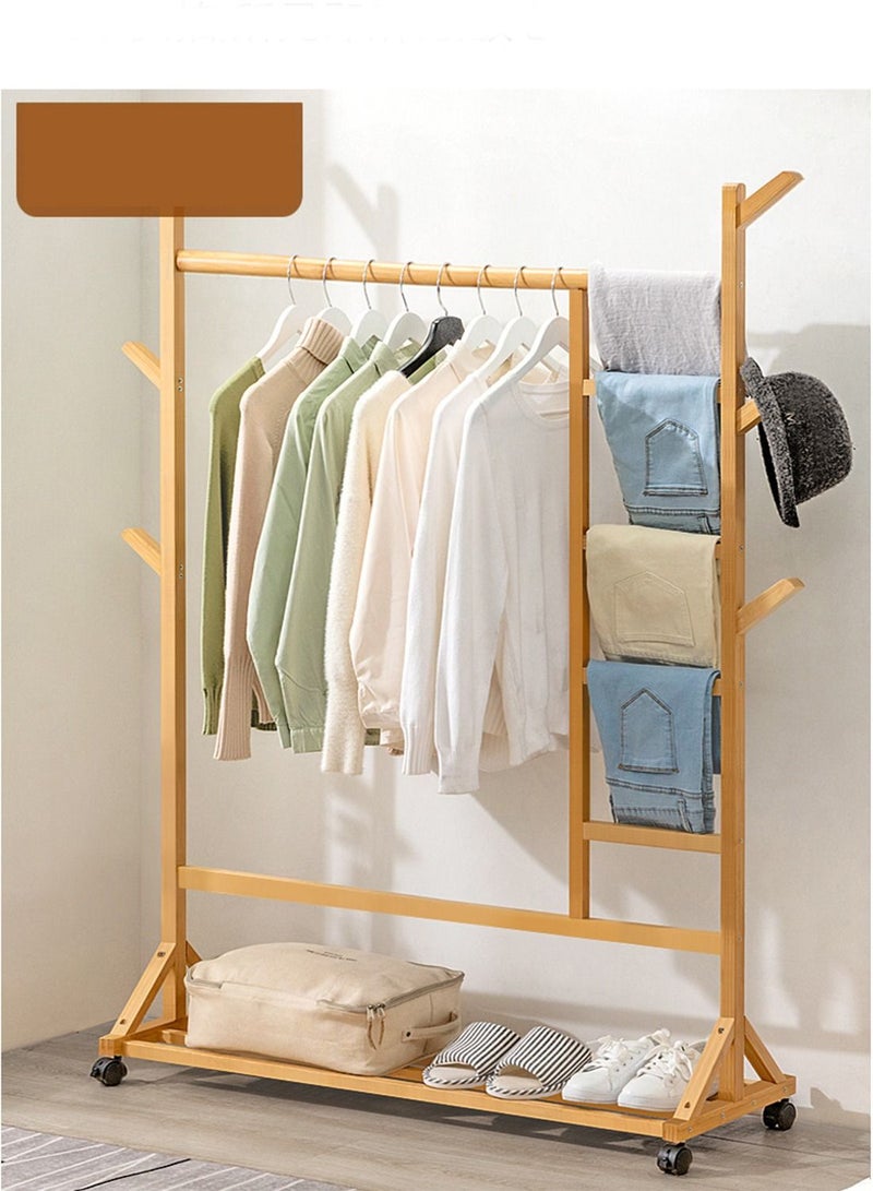 MTL Clothing Stand Bamboo, Coat Rack, Clothes organizer and Holder 100*35*155cm - Image 2