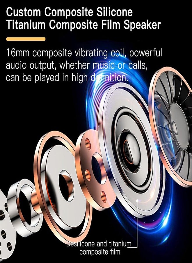 sunshot Ows Hanging Earphones 5.4 Bluetooth , Air Conduction Wireless Bluetooth Earphone, Bluetooth BT 5.4 Low Latency, Open Ear Headphones IPX5 Waterproof and Noise Reducing Touch Sports Earphones Purple - Image 2