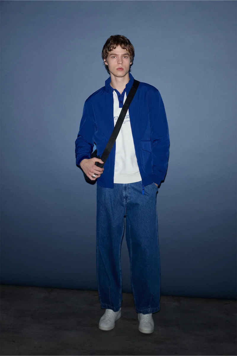 ديفاكتو Regular Fit College Collar Waterproof Jacket