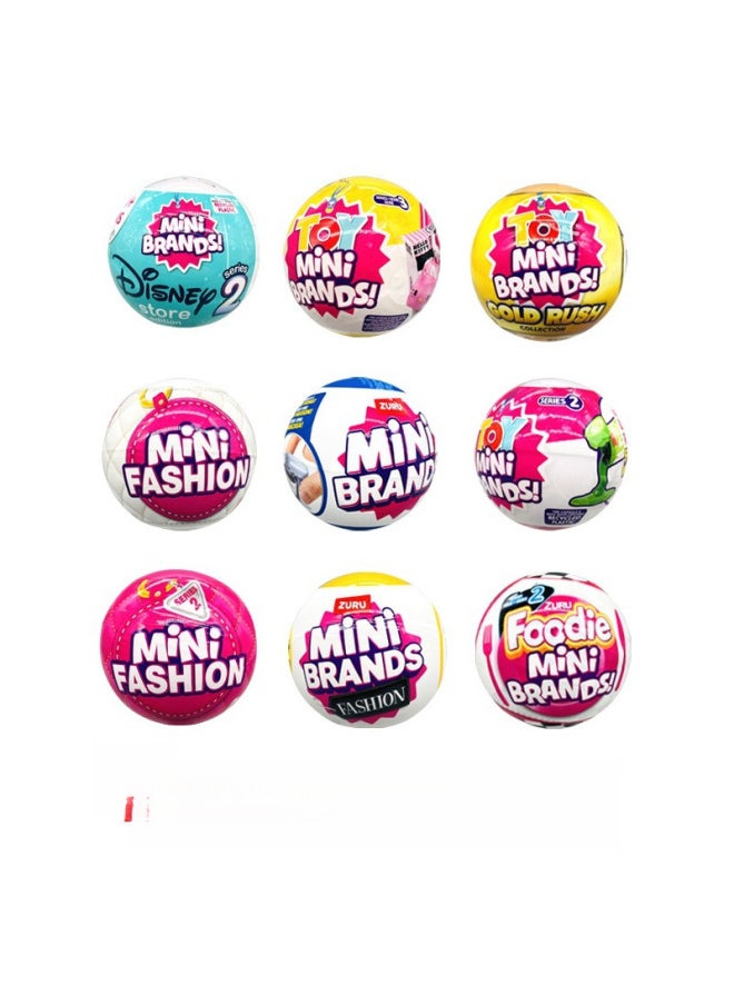 Generic - ZURU Di 2 Generation Five Times Surprise Ball Demolition KT Demolition Blind Ball Trend Blind Box Play Home Mini Miniature Toy-Colour:Kt Blind Ball In Groups Of Four-Specification:One Size Fits All - Image 1