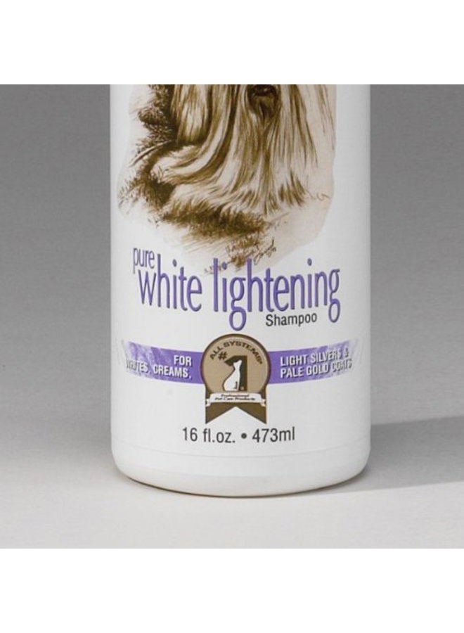 #1 All Systems Pure White Lightening Pet Shampoo, 16-Ounce - Image 2
