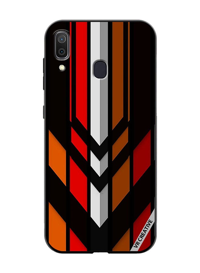 VR CREATIVE Protective Case Cover For Samsung Galaxy A30 Abstract Design Multicolour - Image 1