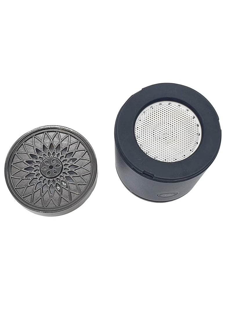 Bukhoor Electric Mini Car Bakhoor Burner – Portable USB-Powered Arabic Oud Incense Diffuser for Car, Office, and Home Use – Compact Black Mabkhara for Electric Bakhoor, Oud, and Resin – Heat-Safe, Smokeless Fragrance Dispenser with Rechargeable Battery  - Image 2
